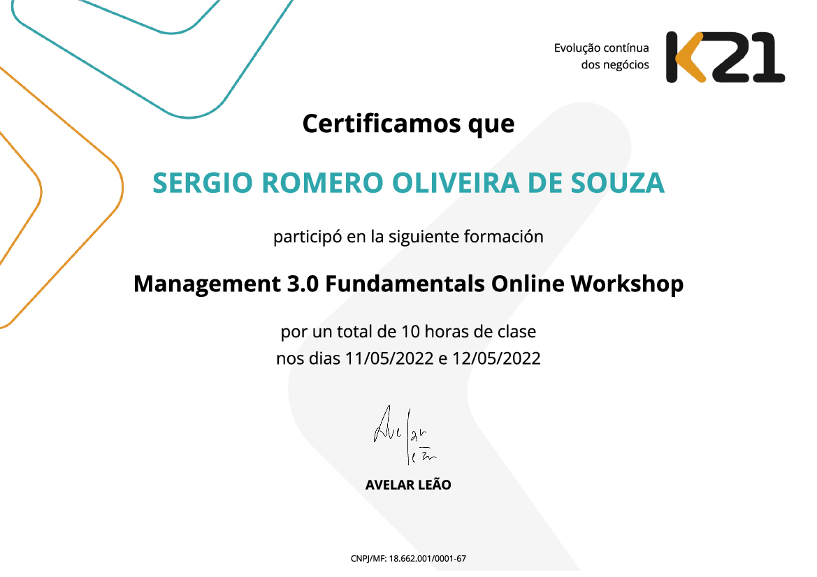 Certificado K21